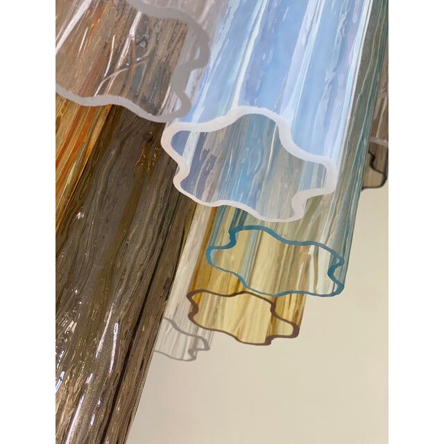 Contemporary murano glass chandelier