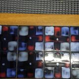 Oak coffee table by Guillerme and Chambron