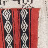 Vintage Berber wool carpet