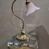 Art deco style brass lamp