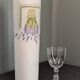 Set of two chest of small glasses with vintage Arques crystal liqueur