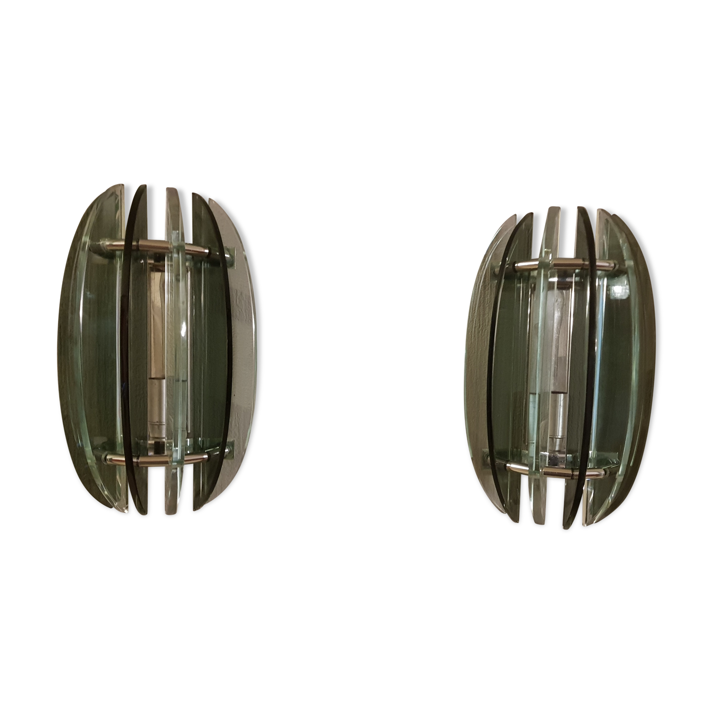 Veca pair of vintage wall light dating from the 1960s.