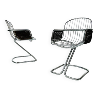 Vintage Italian armchairs by Gastone Rinaldi for Rima Sabrina, 1970s, set of 2