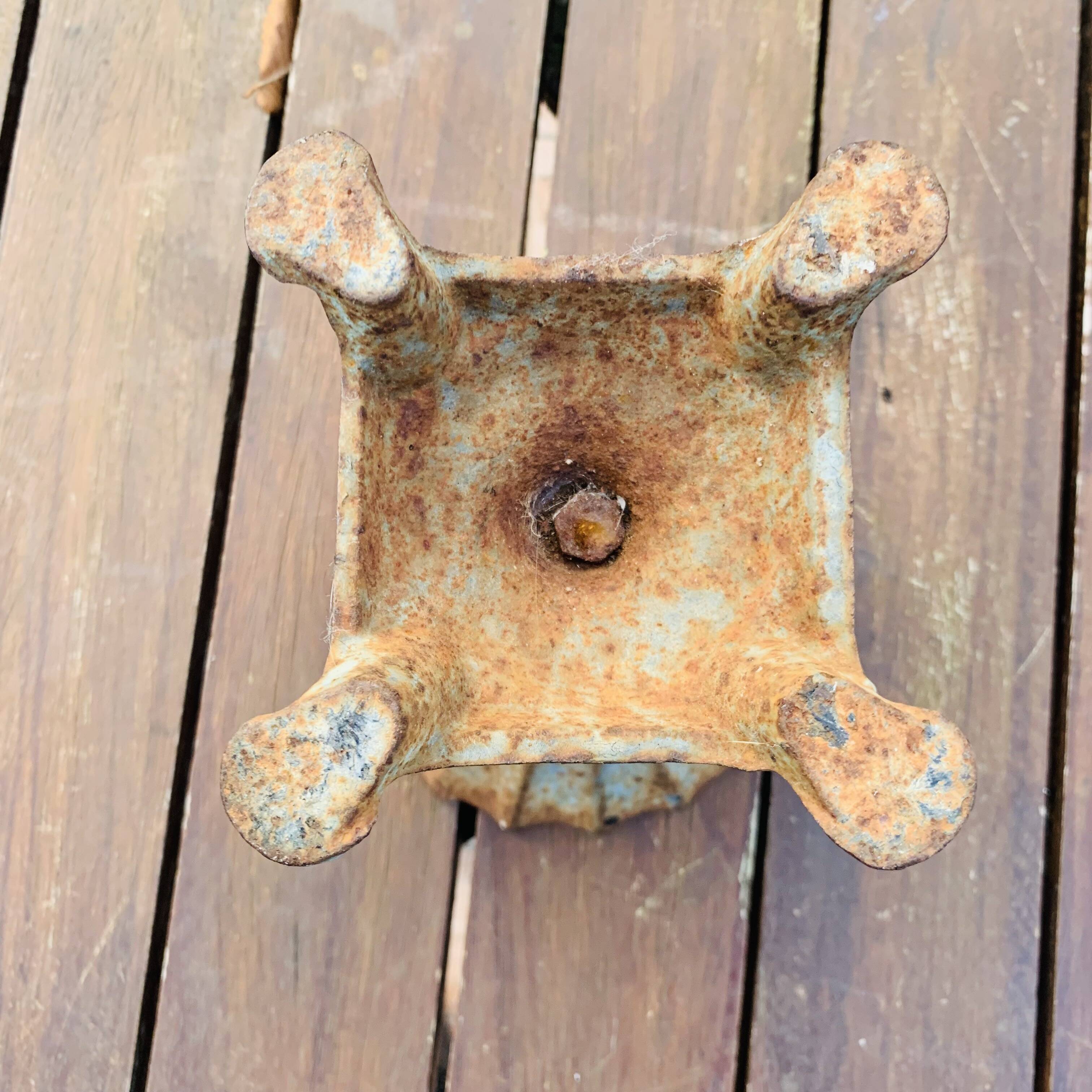 Small cast iron vase