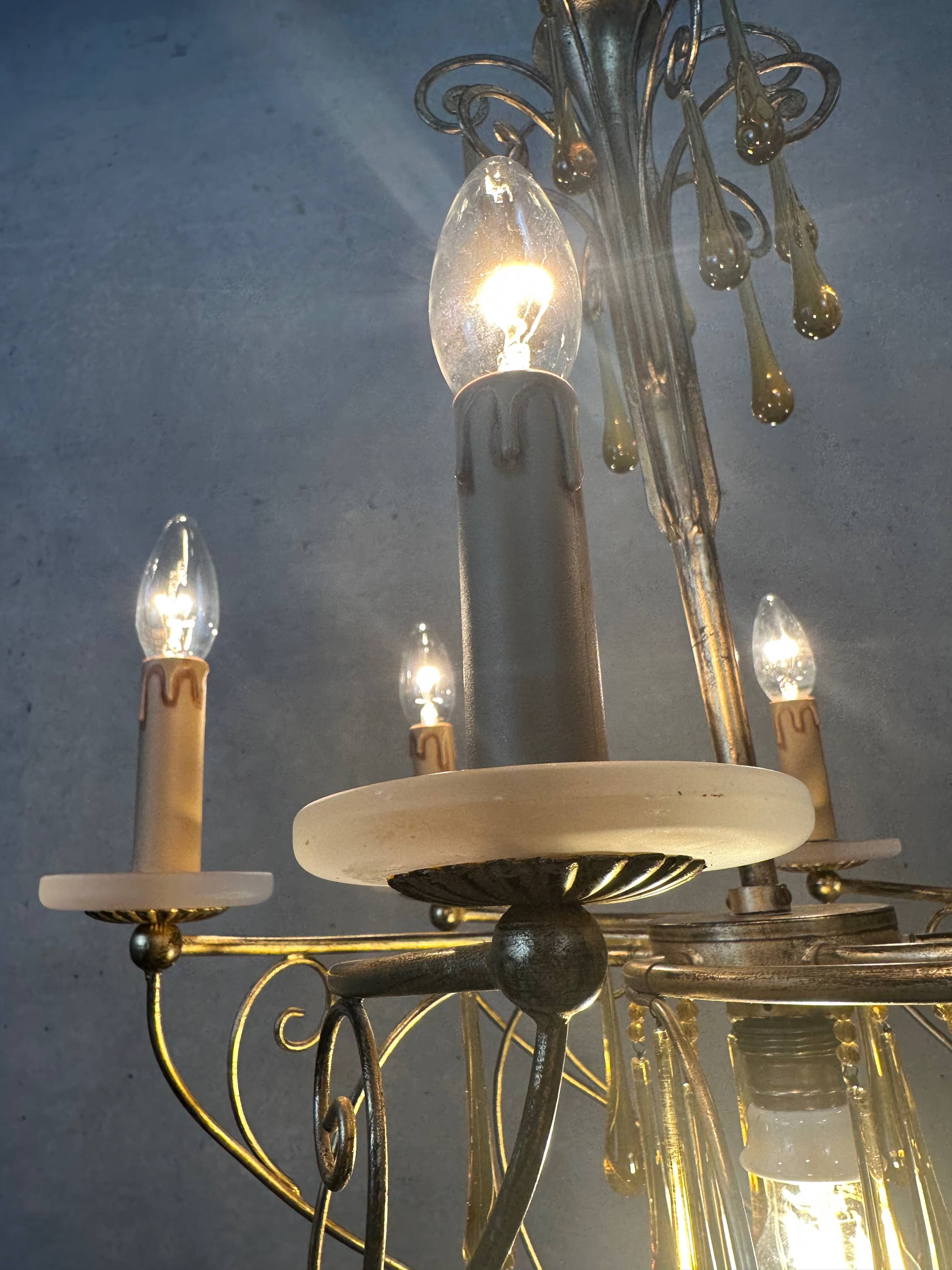 Italian chandelier drops