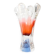 Mid-century modern vase, glass, designed by J. Hospodka, Czechoslovakia, 1960s