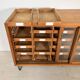 Vintage German Pine Sideboard / Sorting Cabinet with 24 Drawers & Glass Sli