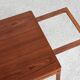 Midcentury Danish smaller dining table in teak by Christian Linneberg 1960s