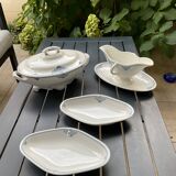 Set vegetable and sauce dish and 2 serving dishes, Villeroy and Boch