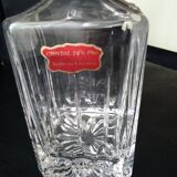 Lorraine crystal whiskey decanter