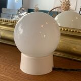Lampe à poser opaline