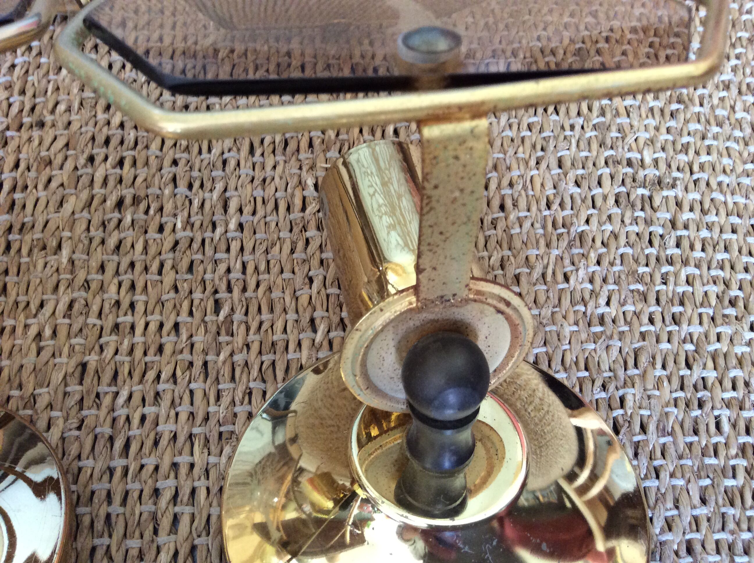 4 vintage wall lamps