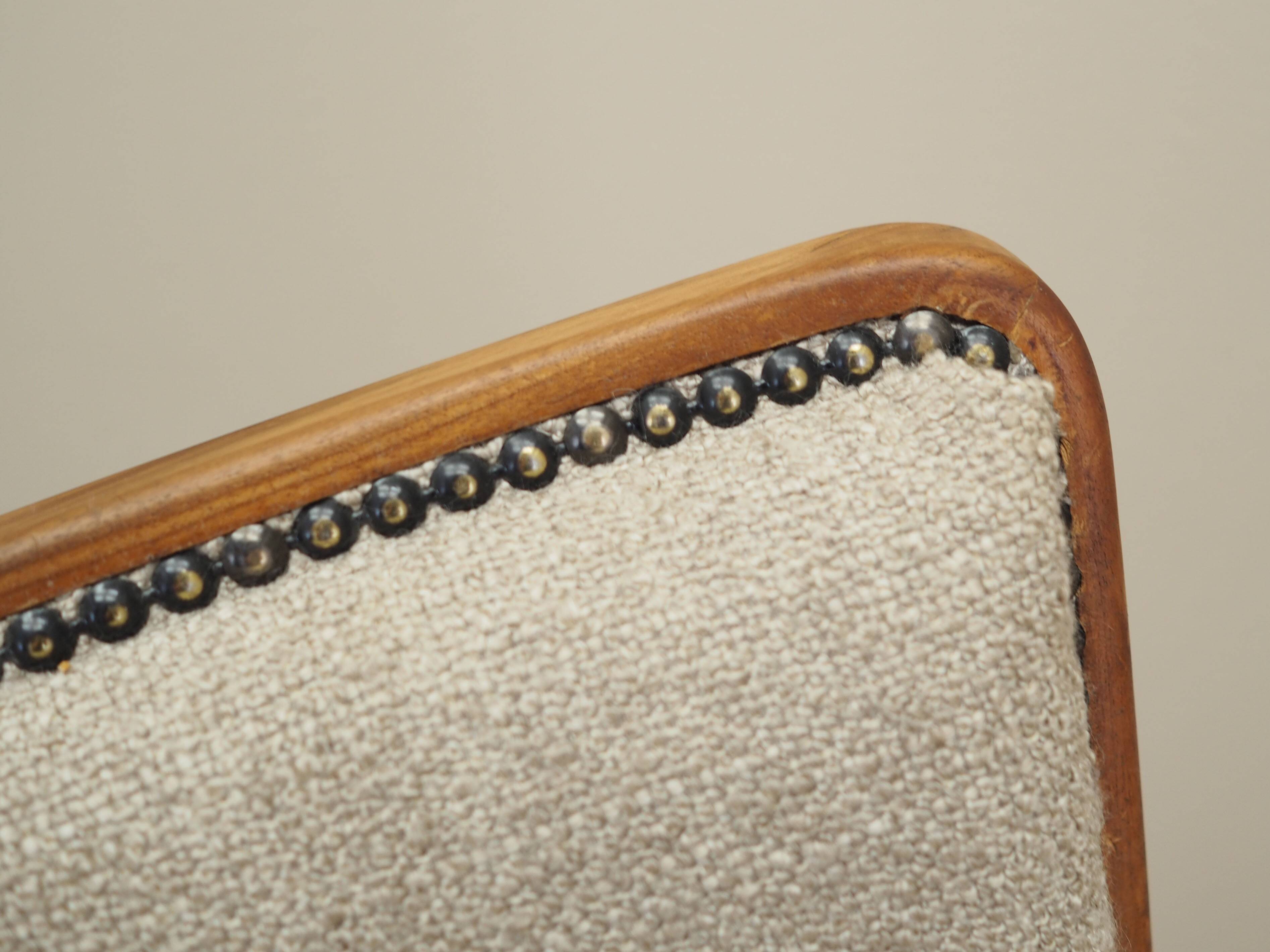 Walnut chair, Danish design, 1970s, production: Denmark