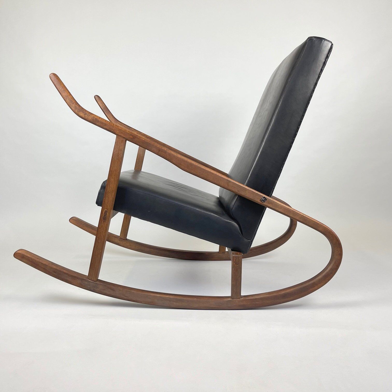 Vintage Rocking Chair, Czechoslovakia, 1970's