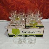 set of 12 Luminarc tasting glasses in their original box capacity: 10cl height 8cm