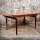 Scandinavian style teak dining table, LB Éditions, France, 1960