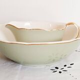 Villeroy and Boch porcelain salad bowl and sauce boat