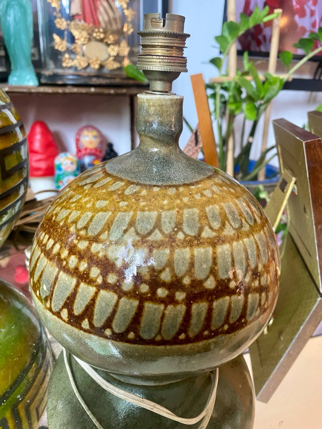 Alain Blanchard ceramic lamp base.