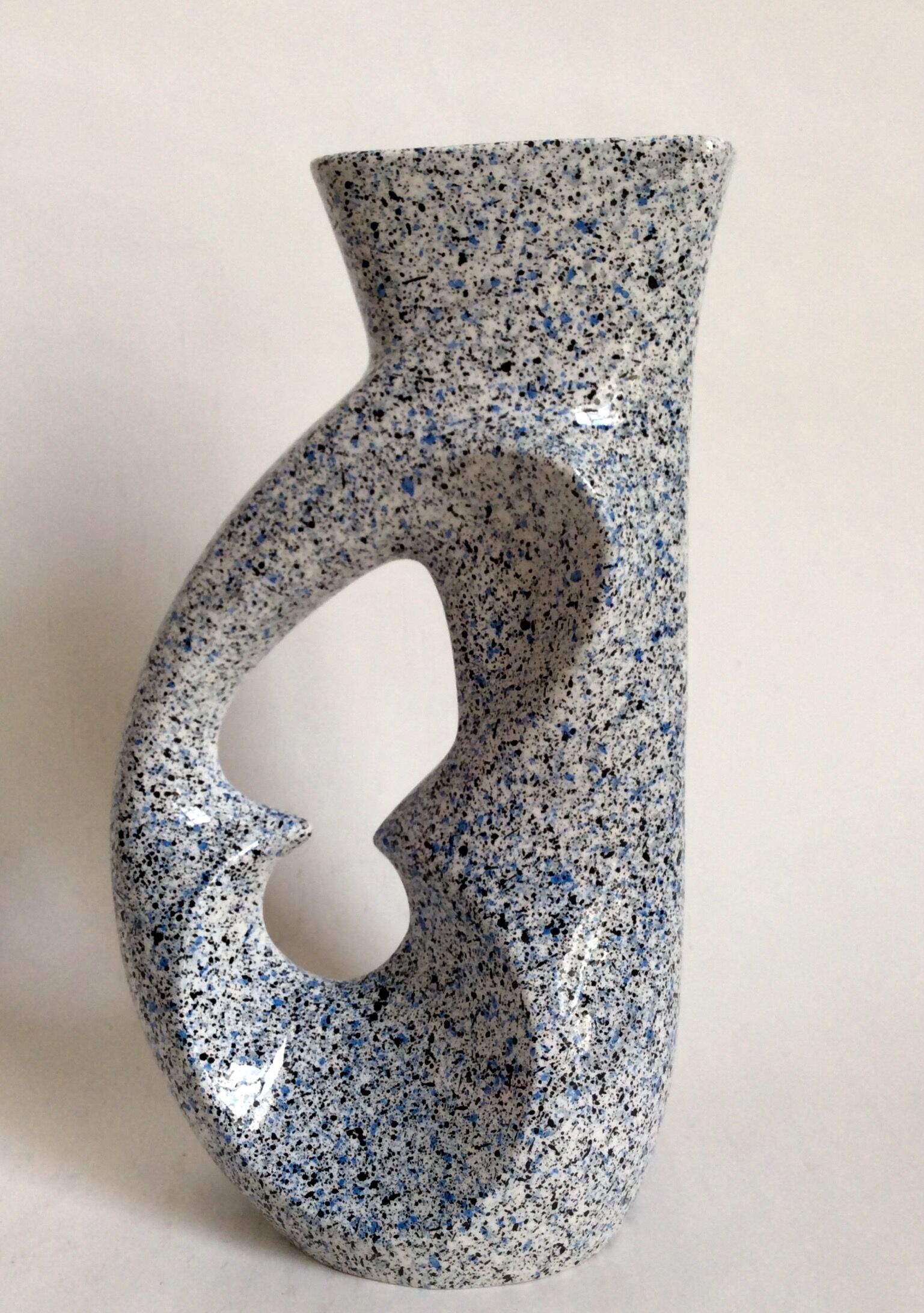 Vase ceramic by Roberto Rigon, Italy 70 years