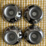 Vintage stainless steel ice cream cups