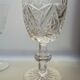 Set de 6 anciens verres à pied dépareillés