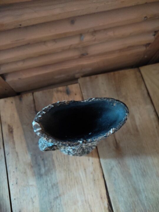 Decanter broc vase ceramic lava san marino old vintage