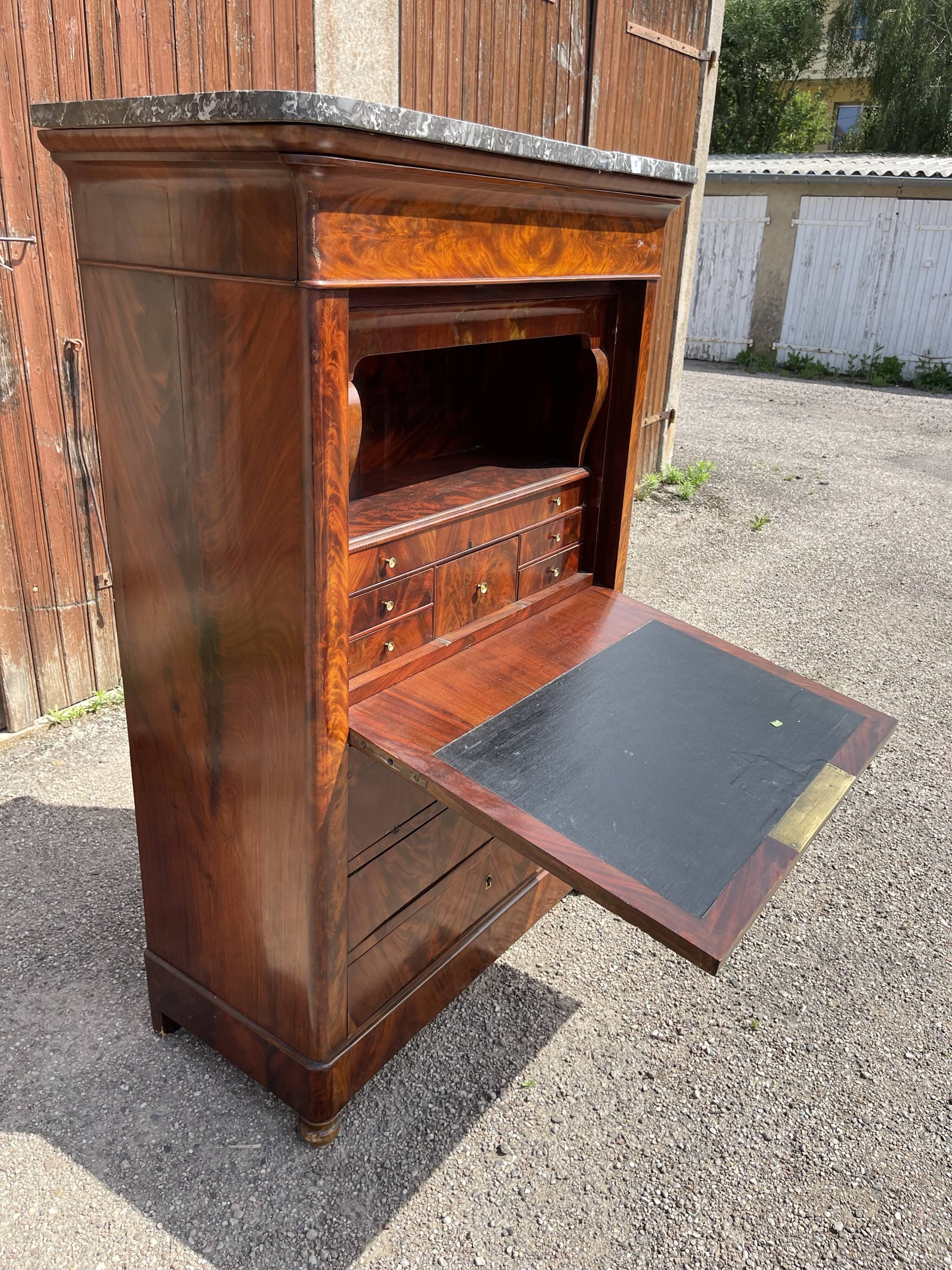 Mahogany Secretary restoration early nineteenth