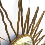 Large vintage 50's designer sun mirror