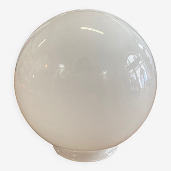 White opaline globe 14cm