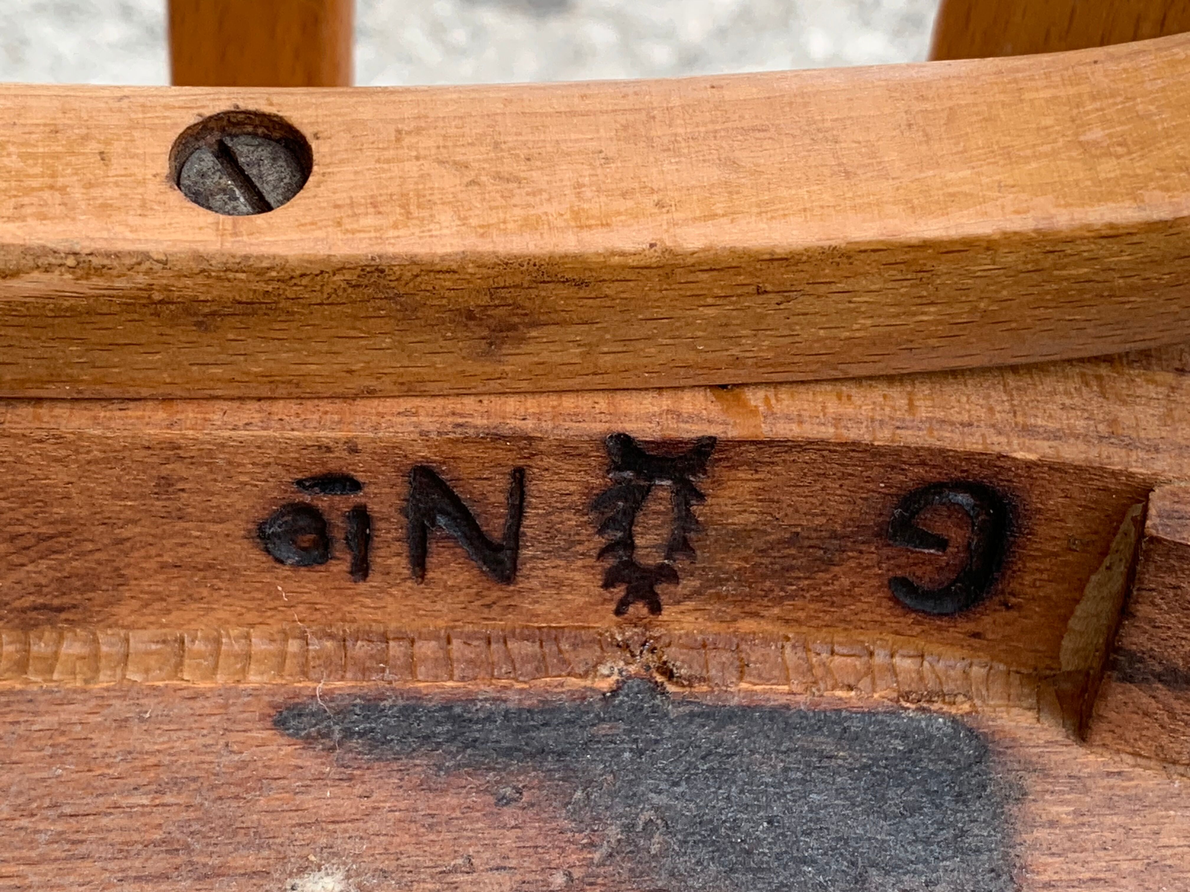 Suite of 4 chairs bistro Baumann 1967