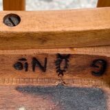 Suite of 4 chairs bistro Baumann 1967