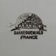 5 flat plates Sarreguemines, Tabarin model