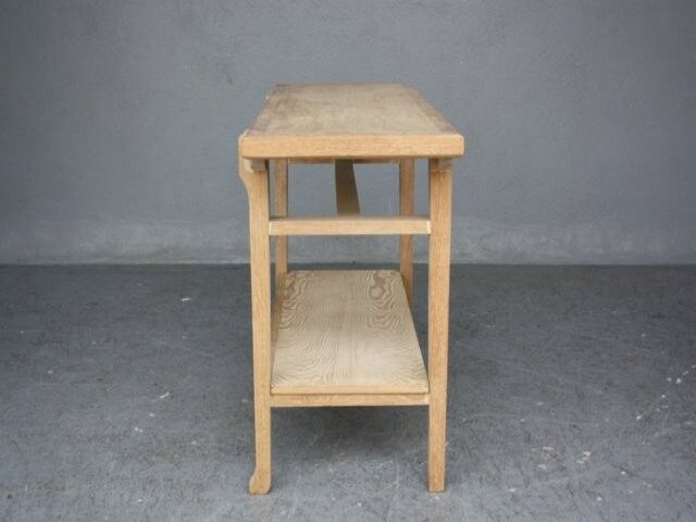 Console 4 feet in style 1940-coloured cerused oak