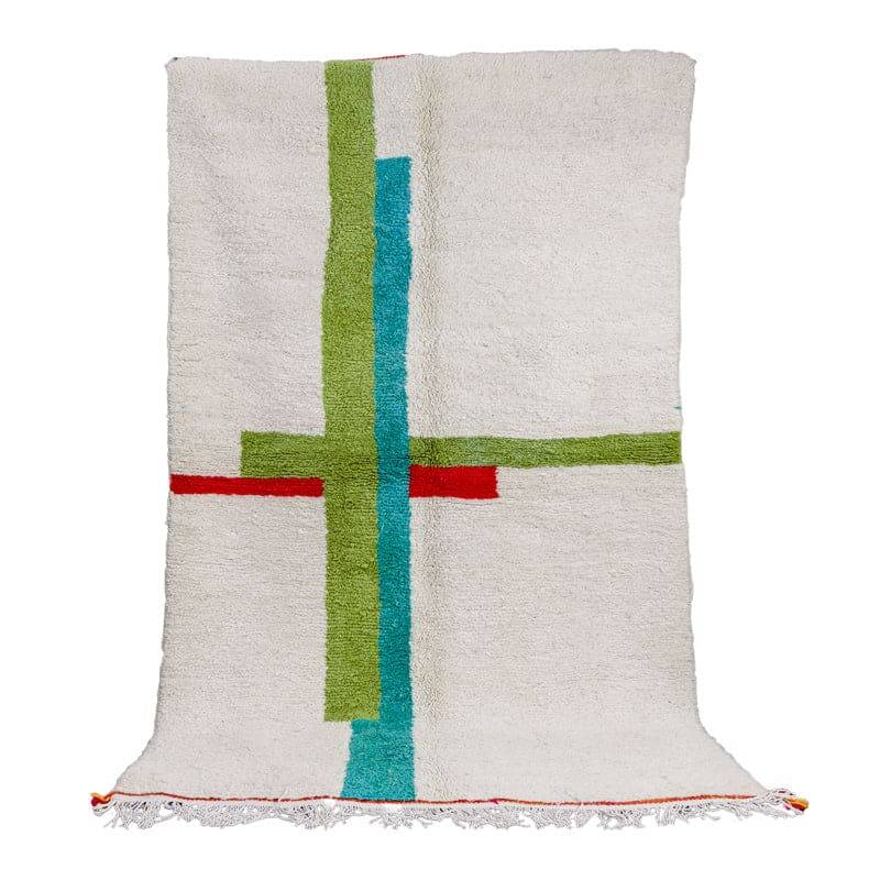 Tapis beni ouarine fait main traditionnel 250cmx150cm