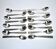 Set of 16 Art Deco silver-plated moka teaspoons 12 cm