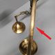 CVL (Val de Loire Creations) ~ Chandelier ~ Chatelet Collection - 5 lights ~ Burnished brass - 21st century