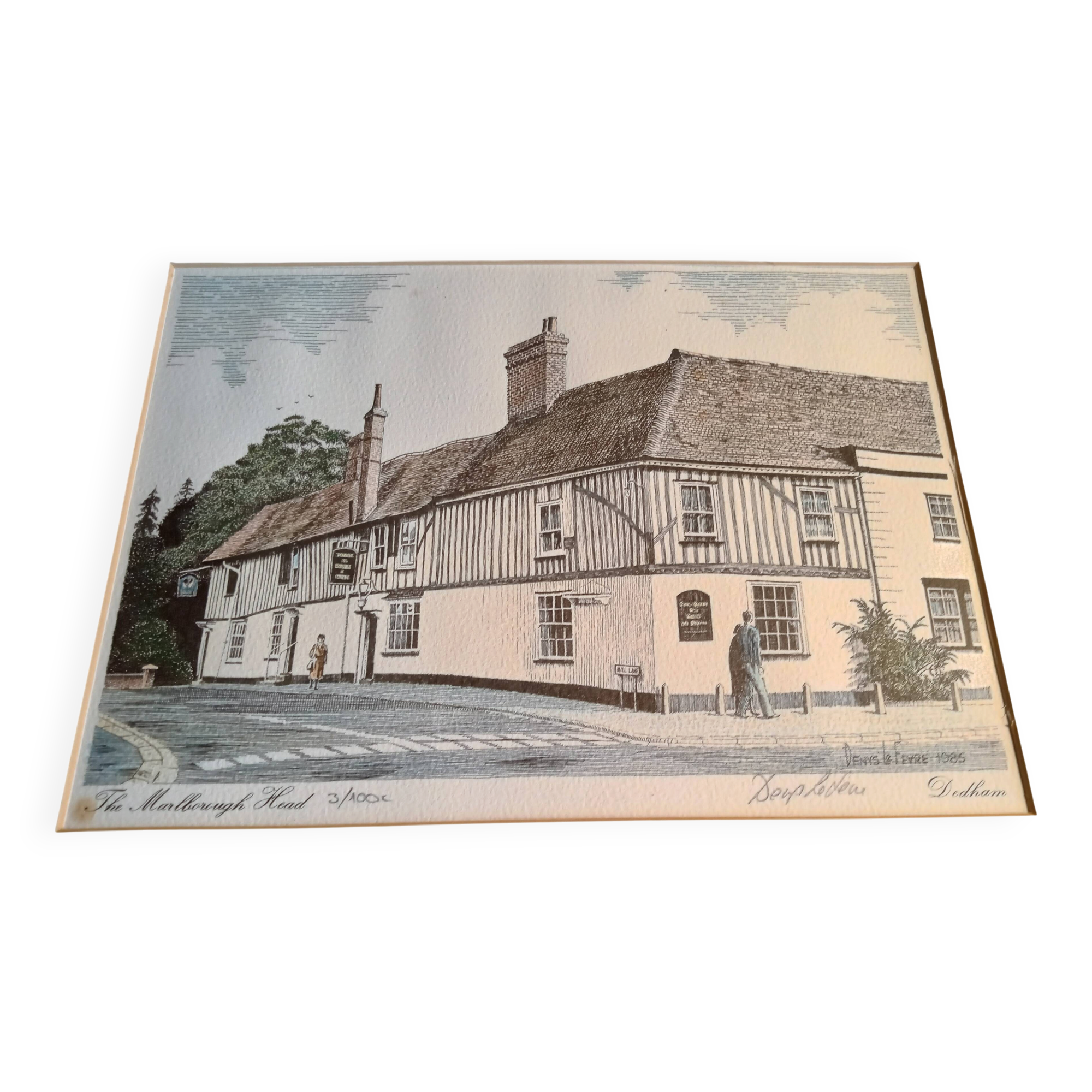 Lithograph Denys Le Fevre Royal Painter