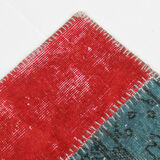 7x10 distressed multicolor vintage rug 303x213cm