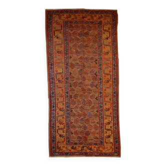 Handmade antique Persian Kurdish rug 125cm x 231cm 1880s - 1B413