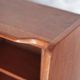 Vintage wooden furniture, Roger Landault shelf for ABC, 1950s.