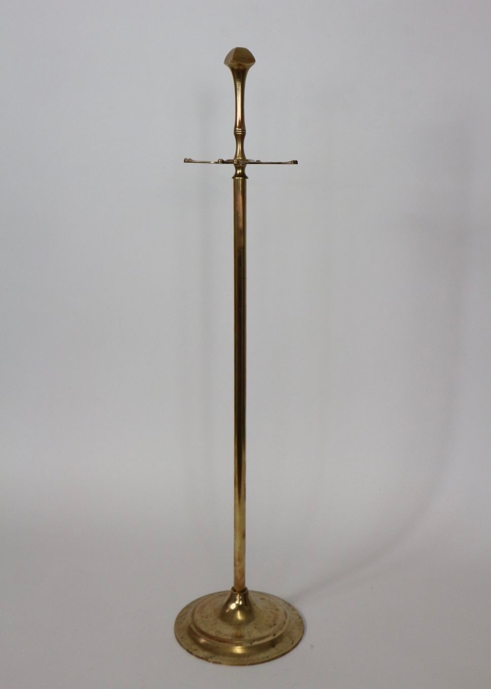 Vintage brass fireplace accessory set