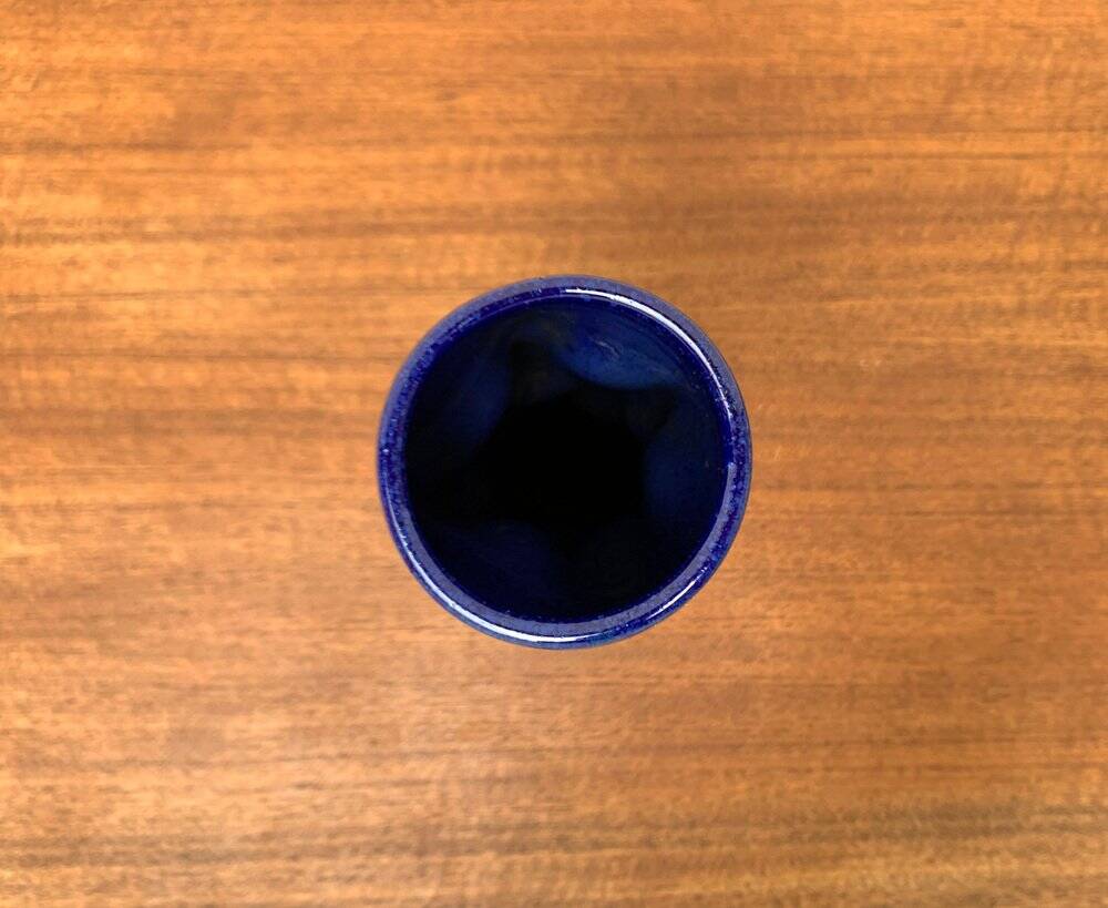 Organic ceramic vase from the mid-century by BKW Böttger Keramik Wandsbek, Hamburg, Germany, 1960s.