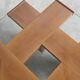 Mid Century Modern coffee table in elm wood with grid pattern by Marco Zanuso.