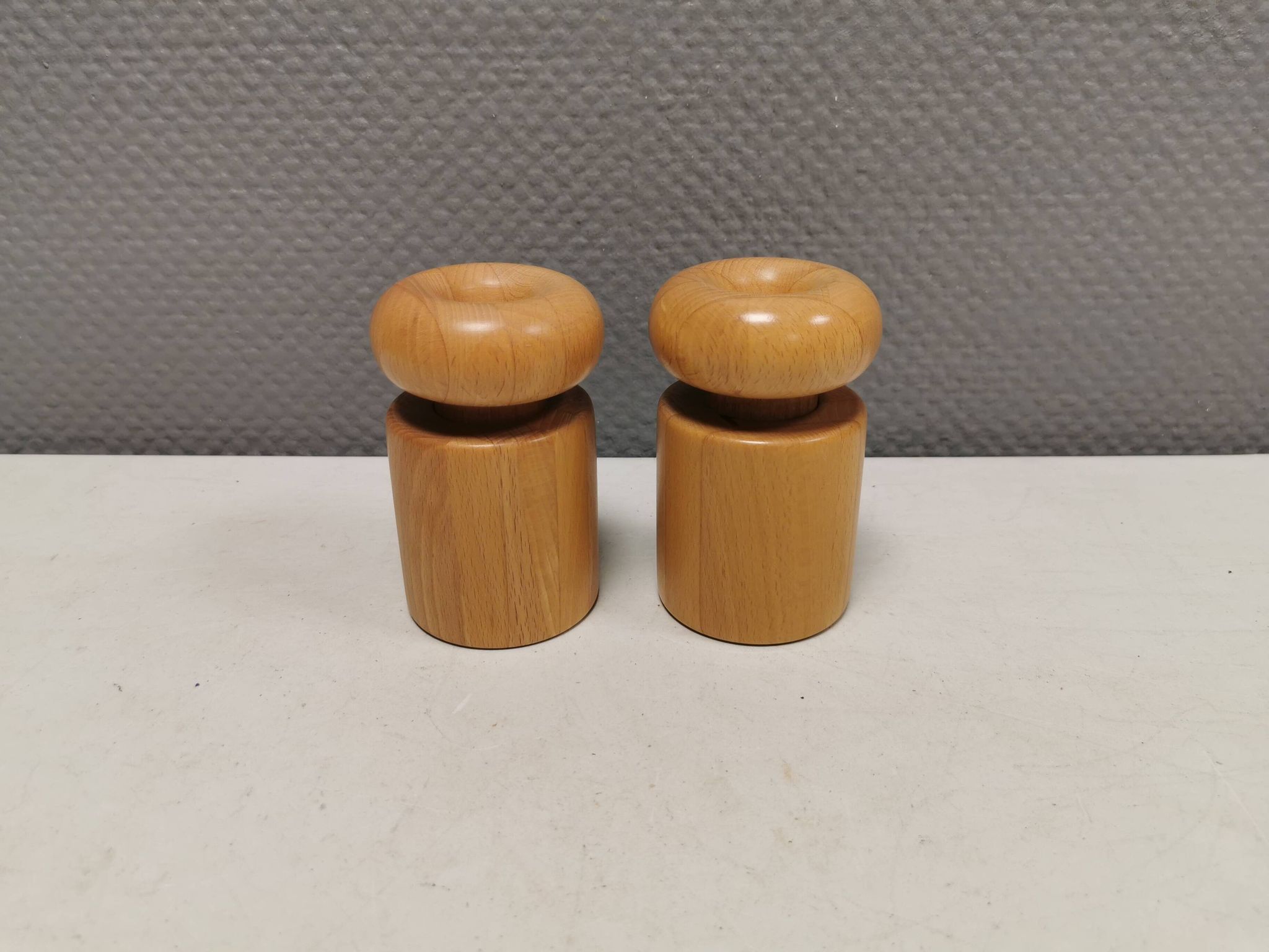 Rare Salt and pepper set designed by R. Nissen Denmark 1960-70s