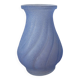 Small blue granite bulb vase
