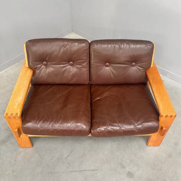 Vintage Asko Bonanza 2 seat sofa, Finland 1960s