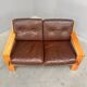 Vintage Asko Bonanza 2 seat sofa, Finland 1960s