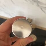 8 vintage silver-plated metal glasses