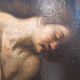 Antique painting Flagellation of Christ with early XIX gilded wooden frame