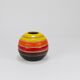Vase boule en céramique rayé Aldo Londi Bitossi, Italie, 1960s